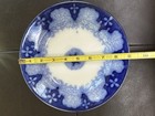Flow Blue c.1891 Antique 9” Plate Utzschneider of Germany Persian Moss Gold "A” — photo 2