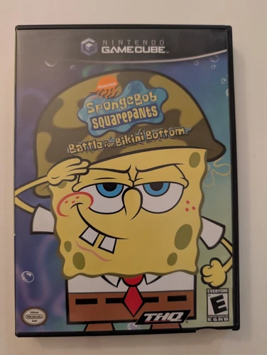 SpongeBob SquarePants Battle For Bikini Bottom (Nintendo GameCube, 2003) CIB