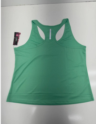 GALAXY BY HARVIC WOMENS GREEN ATHLETIC TANK - SIZE 3X-LARGE - MINT