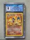 Pokemon Charizard Legendary Collection Holo 3/110 Cgc 8 With Subgrades