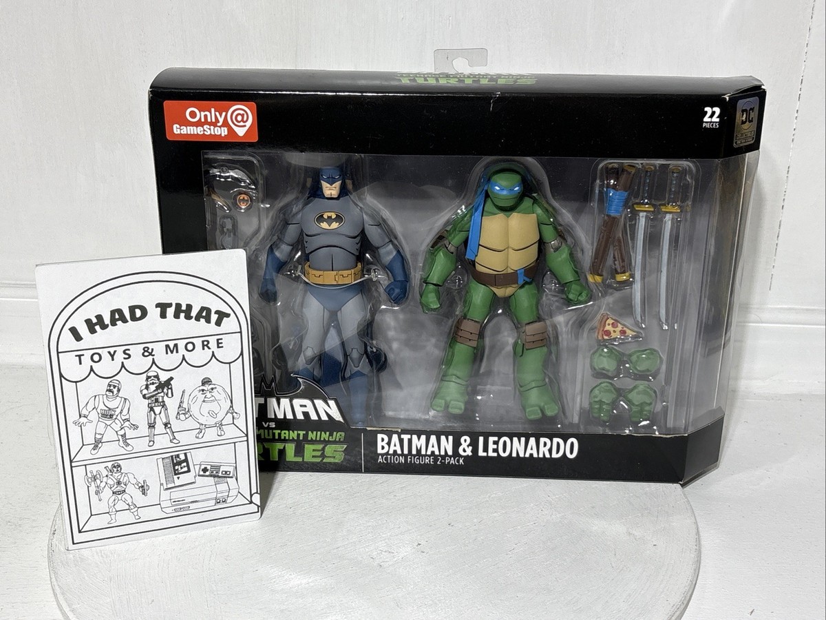 Batman vs Teenage Mutant Ninja Turtles Batman & Leonardo GameStop