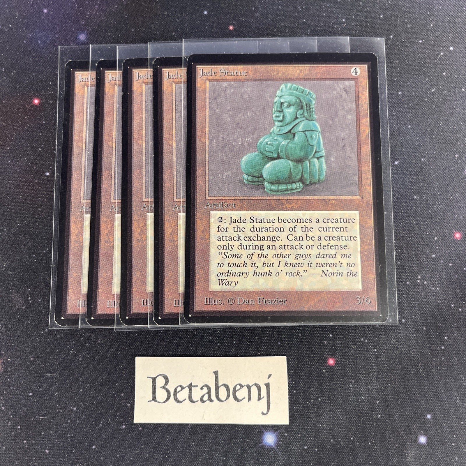 1x MTG Beta Jade Statue from Estate Collection