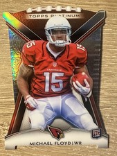 2012 Topps Platinum - MICHAEL FLOYD RC - Rookie Silver Holo Die-Cut - Cardinals