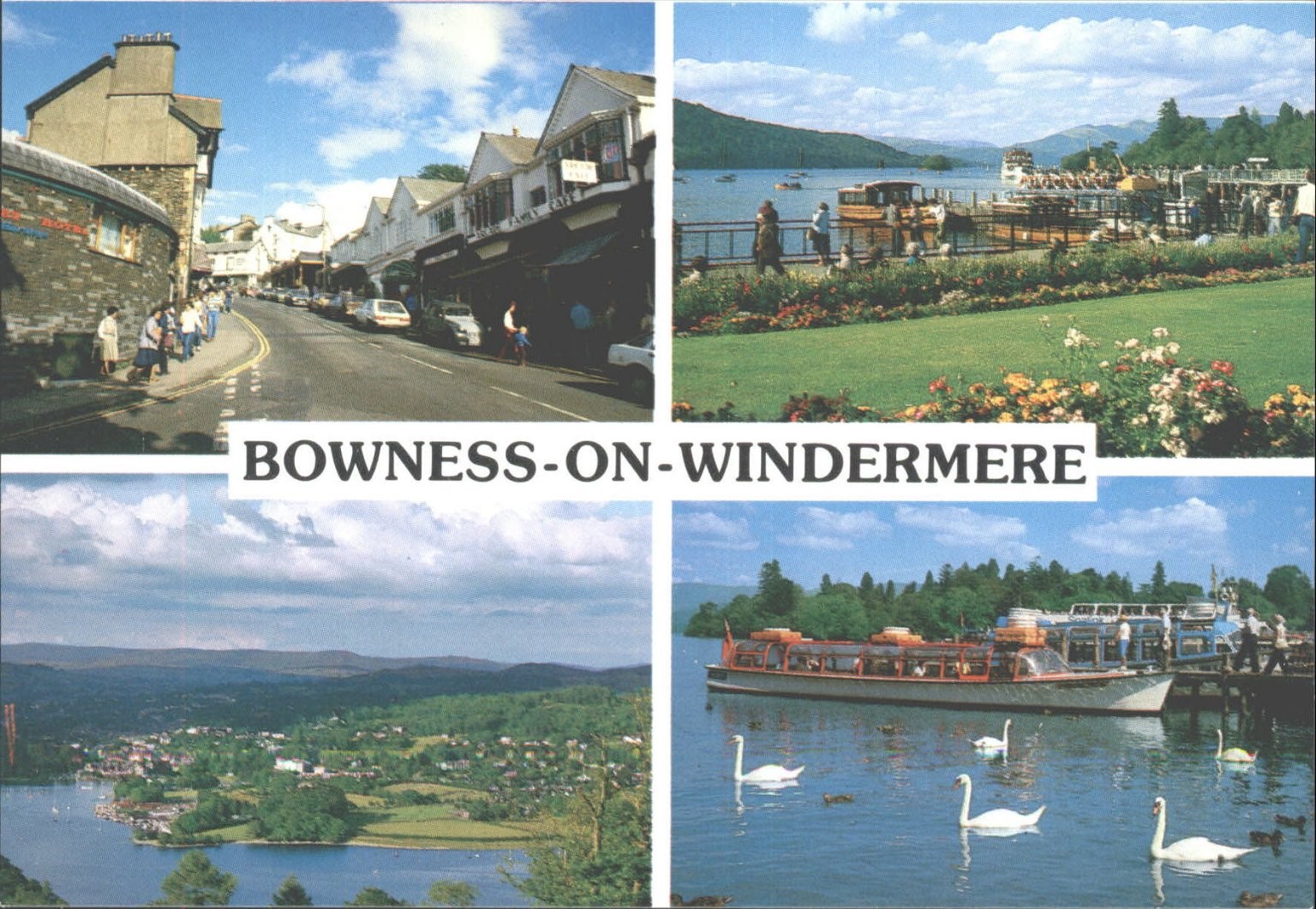 Bowness-on-Windermere Lake District Postcard John Hinde Multi-View