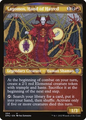 Lagomos, Hand of Hatred (304) Showcase Dominaria United DMU MTG Magic