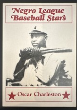 1986 Fritsch Negro League Baseball Stars - Oscar Charleston #24 (RC)