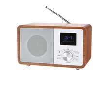 SILVERCREST Radio DAB+-Bluetooth-Radio Küchenradio in Holz-Optik weiß *B-Ware