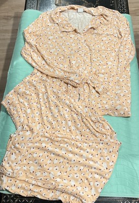 Amazon Essentials two piece Floral Modal  Blend lounge wear  PJ set  Size XL
