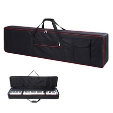 88 Key Keyboard Case Carrying Piano Cover, Gig Bag with 2-Pocket Keyboard Bag...