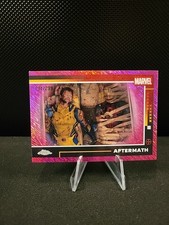 2025 Topps Chrome Deadpool & Wolverine Pink Shimmer /299 #76 AFTERMATH Marvel
