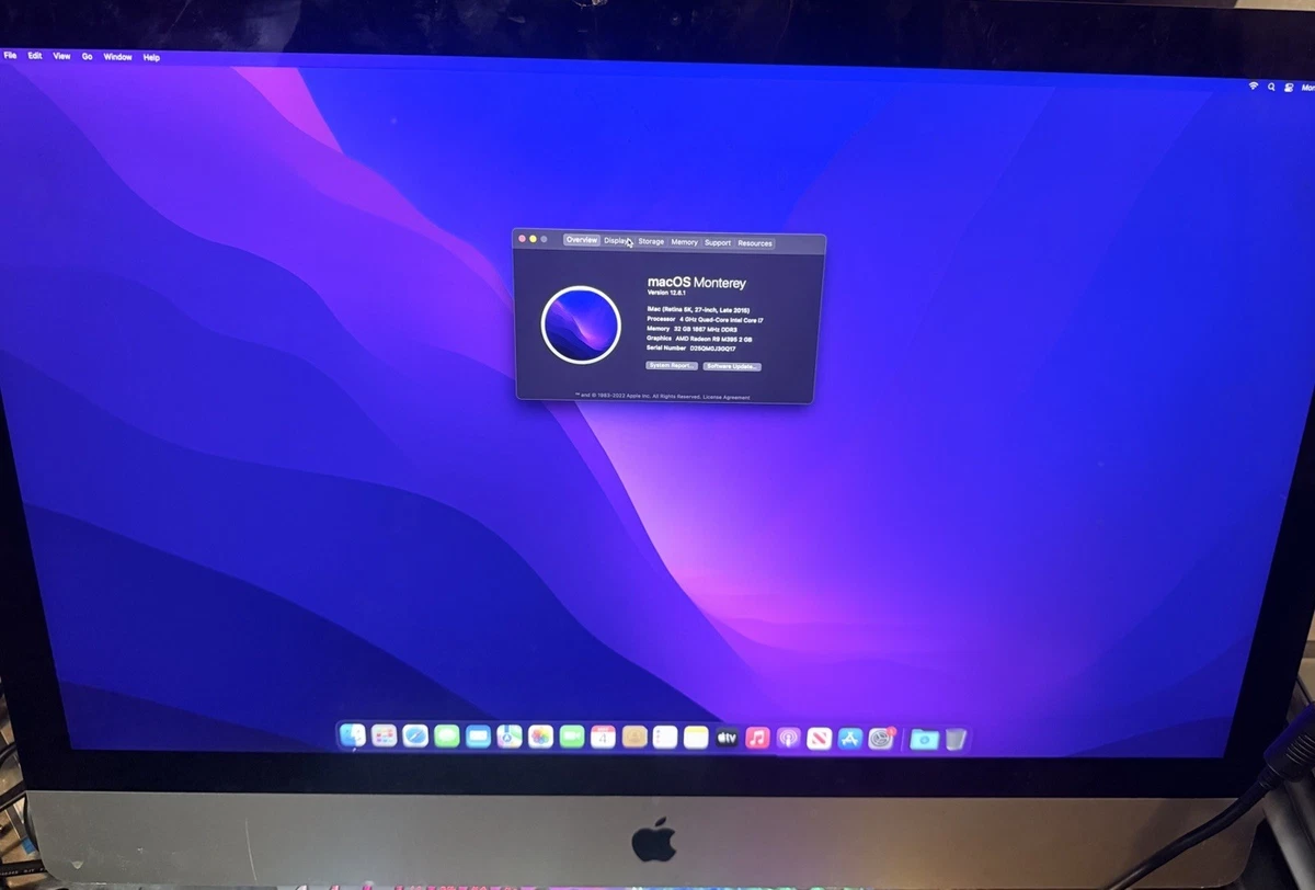 Apple iMac 32 GB RAM 2015 Apple Desktops & All-In-One Computers