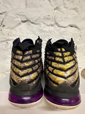 Nike LeBron 17 'Lakers' Men's Size 10.5 Pre-owned Sneakers BQ3177