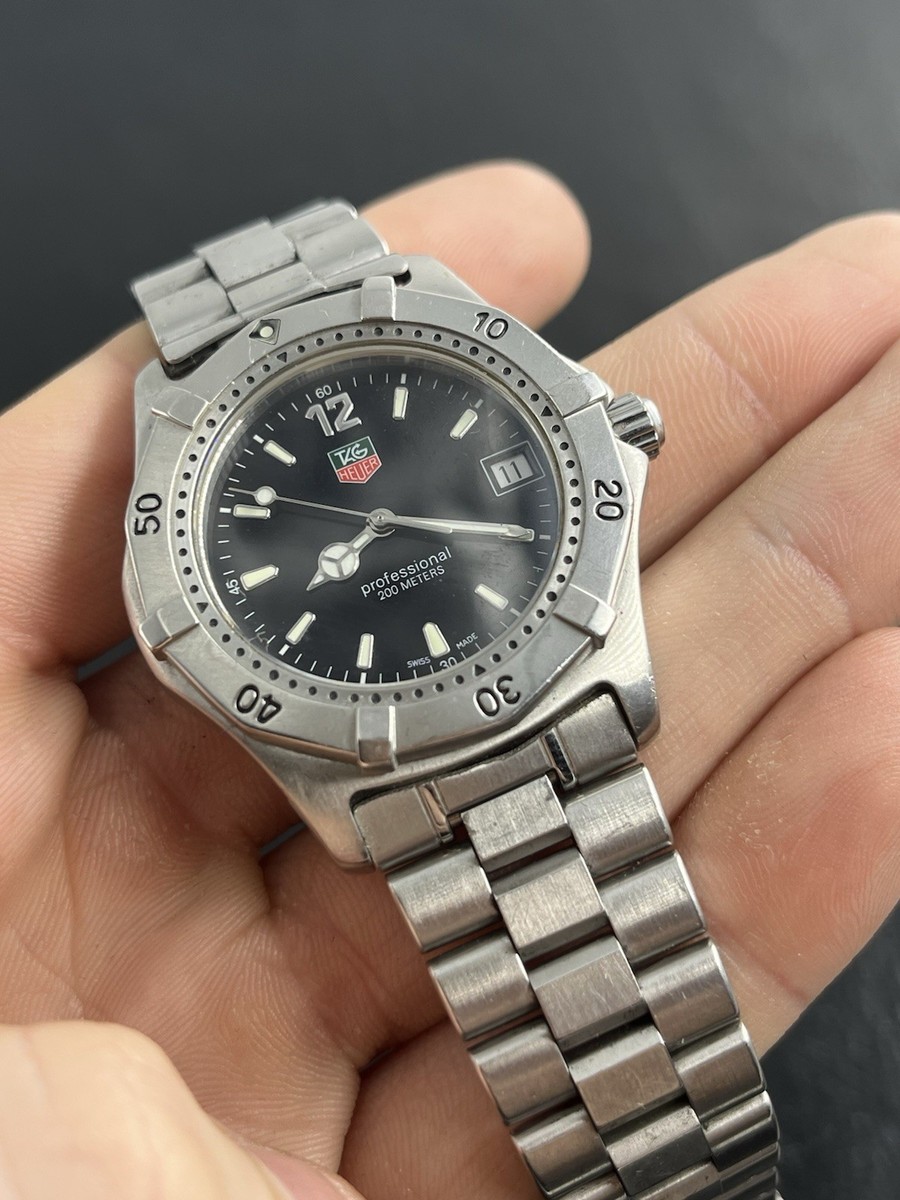 TAG Heuer 2000 Men's Black Watch - WK1110-0 for sale online TAG Heuer 2000 Men's Black Watch - WK1110-0 for sale online