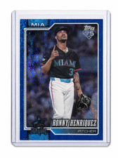 Ronny Henriquez [Sand Glitter] Blue #290 2026 Topps /150