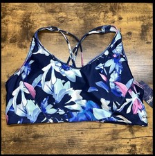 Spalding women’s sports bra plus Paradise floral size 3X NWT