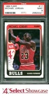 1988 FLEER #17 MICHAEL JORDAN BULLS HOF PSA 9