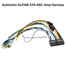 Authentic ALPINE KTA-450 KTA450 Amplifier Amp Power Pack Wire Harness OEM Part