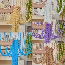 1*2M Beaded String Curtain Door Curtain Beads Thread Tassel Curtains Window