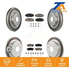 [Front+Rear] Coated Disc Brake Rotors Ceramic Pad Kit For 2016-2020 Toyota Mirai