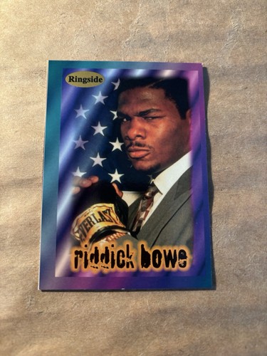 Vintage RINGSIDE BOXING CARD MINT Champion Riddick Bowe - Picture 1 of 2