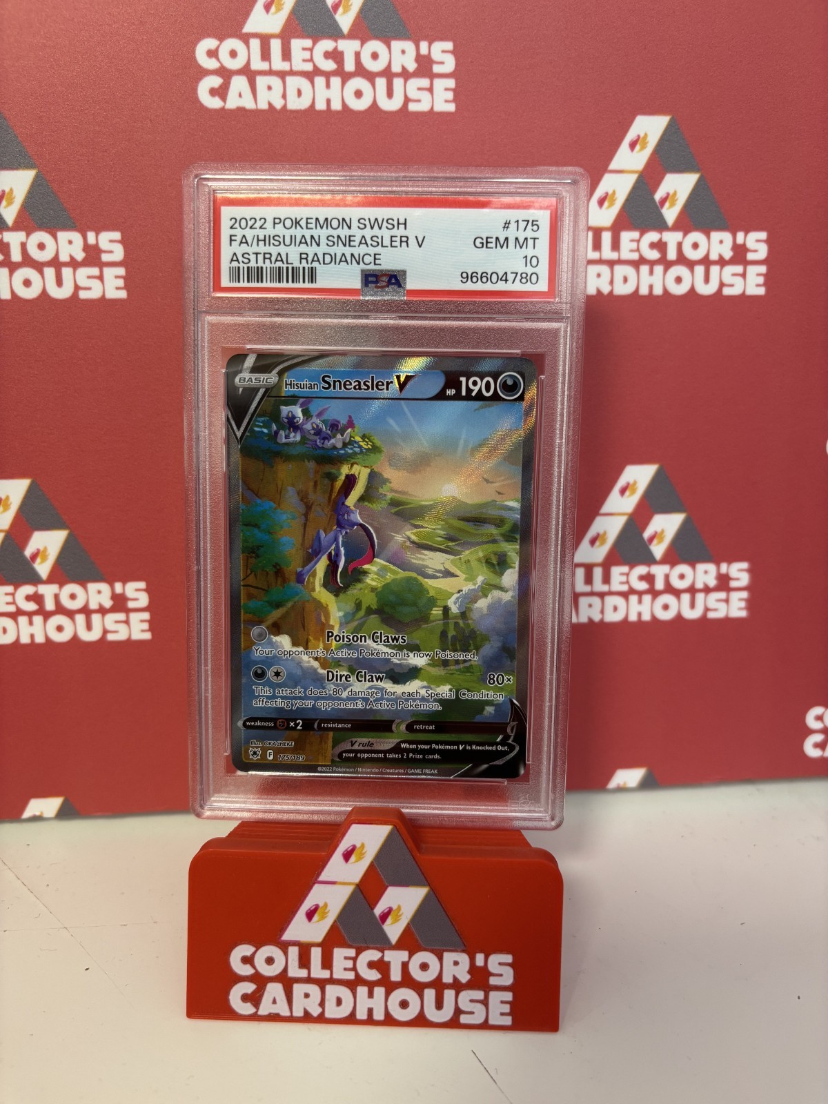 Hisuian Sneasler | 175/189 | PSA 10 | Astral Radiance | G20