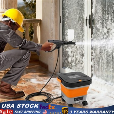#ad Portable Foldable Sprayer Washer w High Pressure Water Gun and Water Tank SALE $122.29