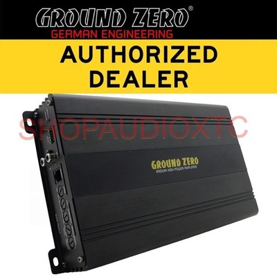 GROUND ZERO GZIA 1500.1 1-channel high quality class D amplifier 1530WRMS