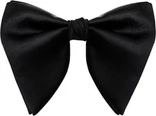 Bow Ties for Men, Oversized Men Pre-tied Mens Tie, Black 