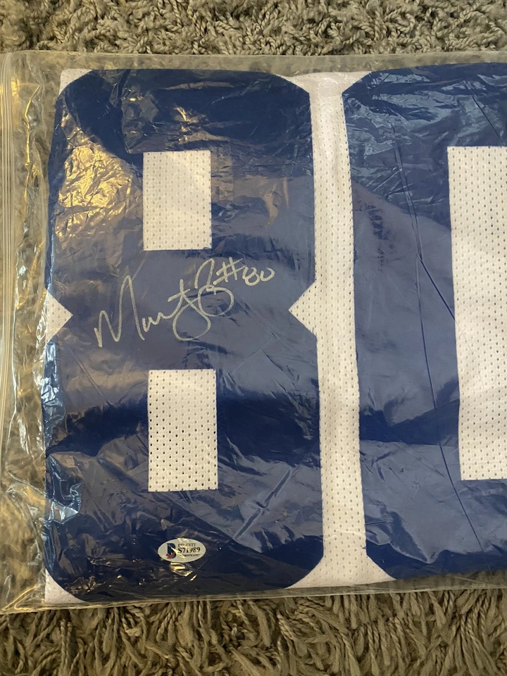 Camiseta deportiva personalizada firmada por Martellus Bennett de los Dallas Cowboys certificado de autenticidad Beckett automática Foto 2 de 4