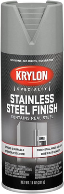 Krylon K02400777 General Purpose Metallic Spray Paint, Stainless Steel, 11 Oz