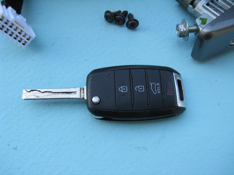 14 15 16 17 18 19 KIA SOUL INTERRUPTOR DE ENCENDIDO CERRADURA PUERTA CONDUCTOR CUBIERTA LLAVE USADA #4 Foto 2 de 4