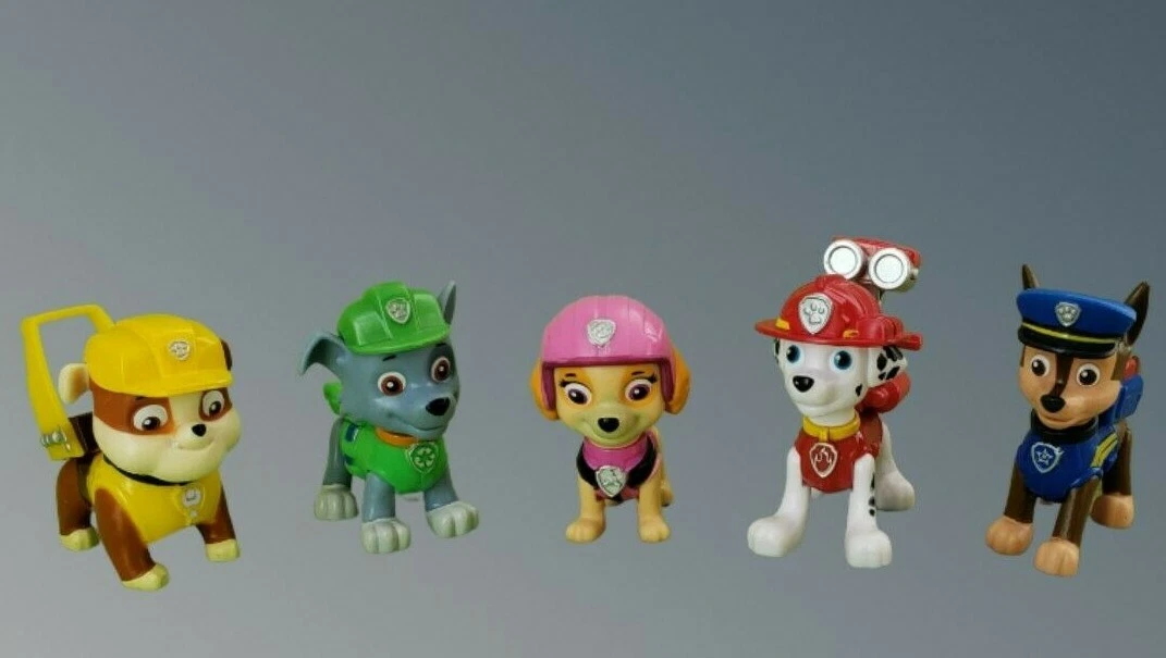 Paw Patrol Ryder Rubble Skye Chase Rocky Marshall Zuma Figures Vehicles