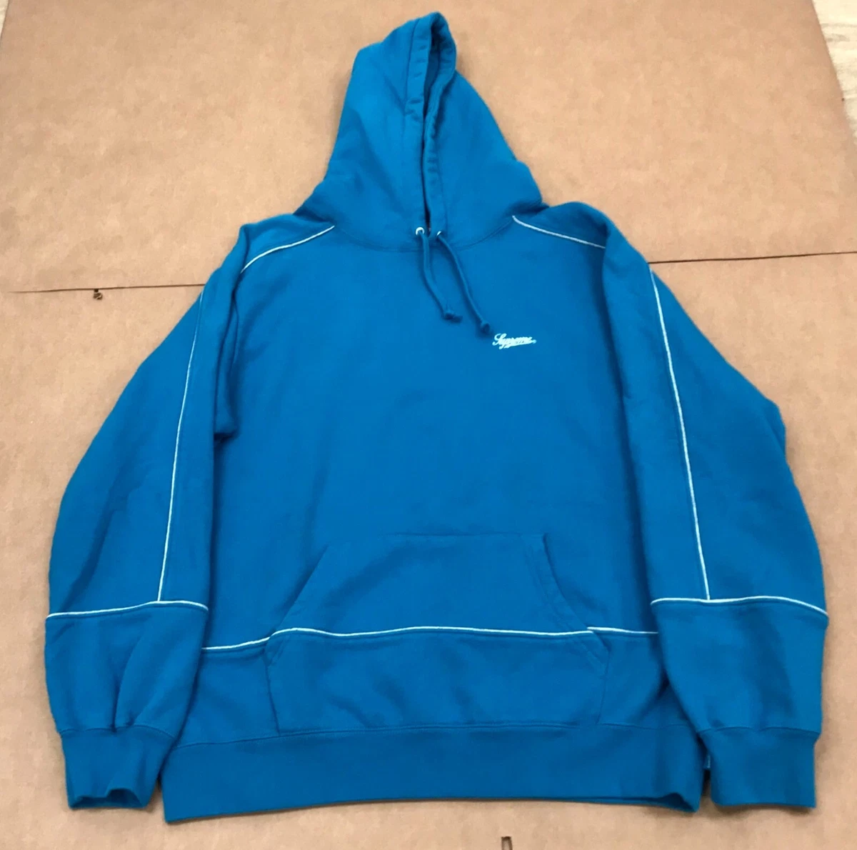 Supreme piping hoodie sale