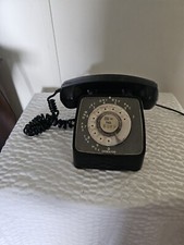 Vintage, GTE Automatic Electric Black Rotary Phone Untested