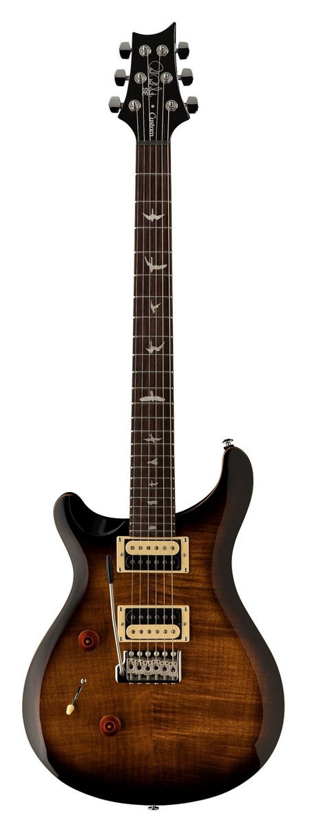Prs Se Custom 24 L/h - Black Gold Sunburst | eBay