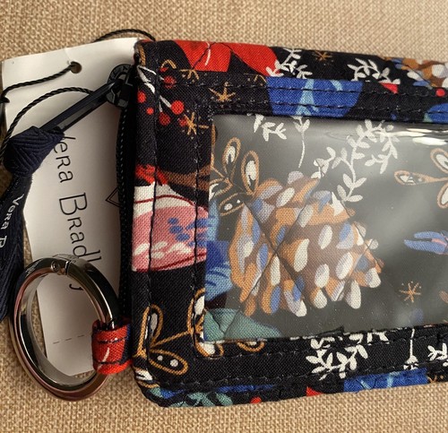 Portafoglio Vera Bradley RFID Petite con cerniera foresta invernale - Foto 5 di 8