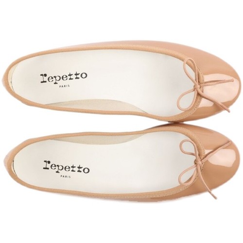 Repetto CENDRILLON Round Bow Ballet Women's Shoes with Flat Heels Patent Leather - Picture 18 of 34