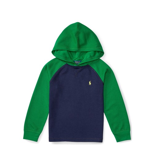 Polo Ralph Lauren Juniors Boy's Girl's Hoodie waffle-knit Breathable Material - Picture 2 of 4
