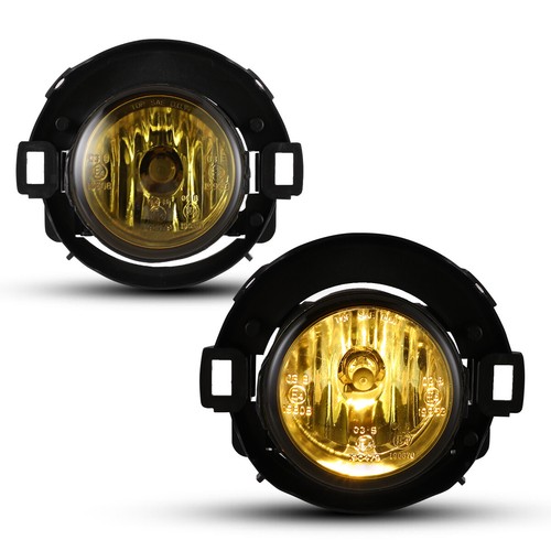 For 20102019 Nissan Frontier Fog Lights Bumper Lamps Glass Yellow Lens
