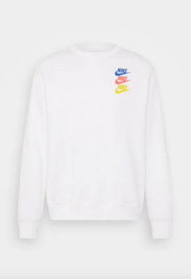 Nike Sportswear Crew Sweatshirt Pullover Pulli Rundhals Weiß