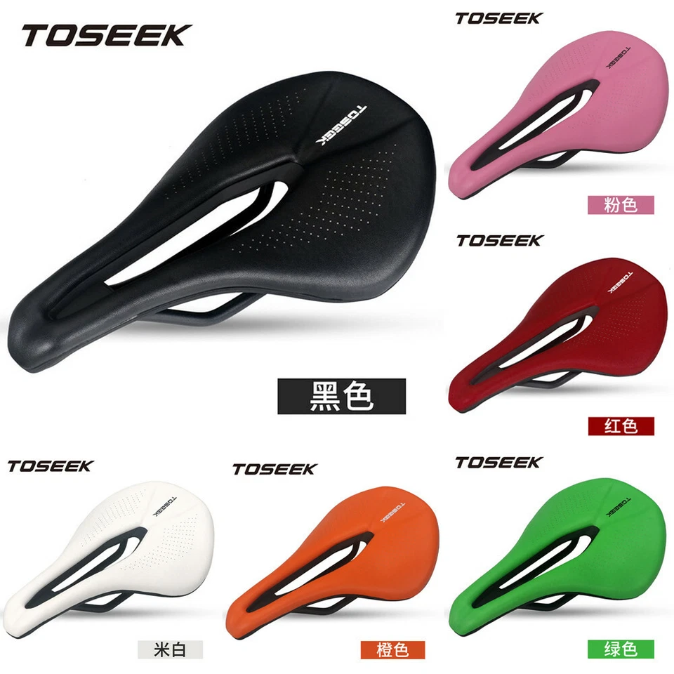 Hot TOSEEK selim de assento de bicicleta selim de bicicleta de estrada MTB selim de corrida de mountain bike - Imagem 2 de 4