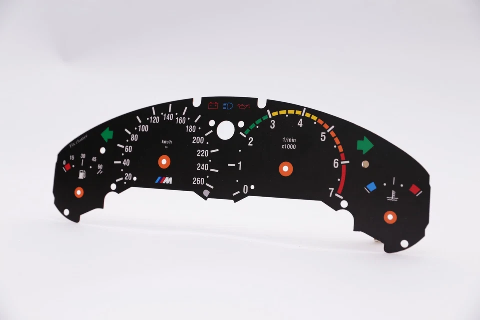 BMW E36 дисплей спидометр шкала M логотип кластер датчики Бесплатная доставка 3-5 дней - Изображение 2 из 4
