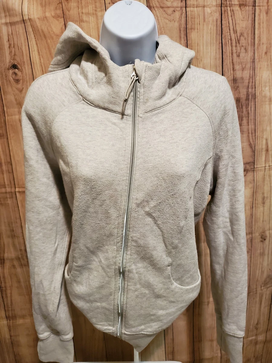 90 Degree By Reflex Women's Hoodie Sweater Light gray large