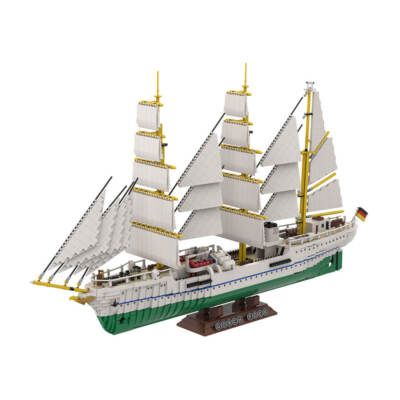 Gorch Fock German Navy Vintage Ship Model 7599 teile Bauklotz MOC-162206