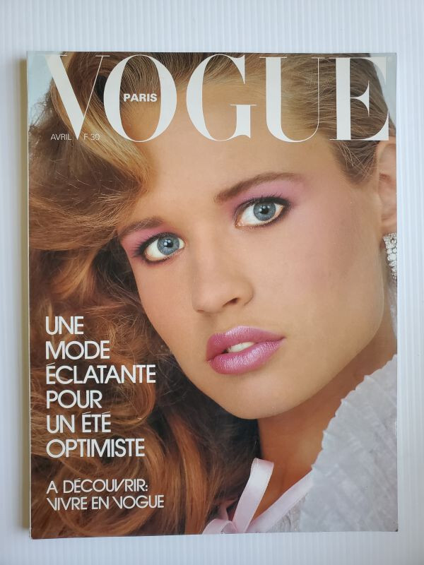1981 Vogue PARIS Magazine Andrea Malkiewicz KIM ALEXIS Eva