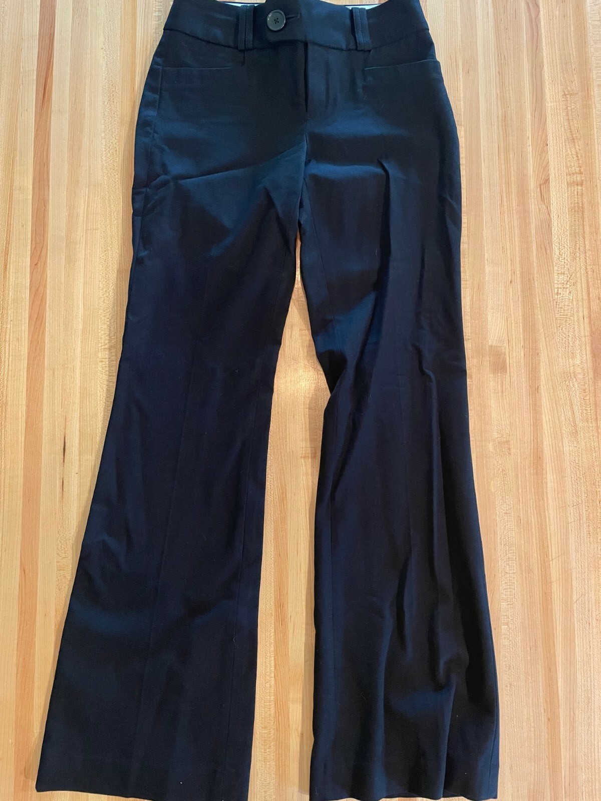 Banana republic women's petite dress pants. Black with pockets and zipper.  | eBay