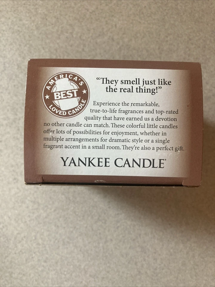 Yankee Candle Hazlenut Café Perfumado Té Luz Vela Doce (12) Ct Nuevo en Paquete  Foto 3 de 4