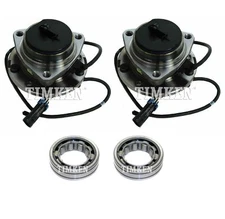 Front and Rear Wheel Bearings & Hubs Kit Timken For Sonoma S10 4WD 4-Wheel ABS
