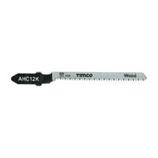 Image of Timco Jigsaw Blades Wood Cutting Sawing High Carbon Steel Blade - Various Sizes