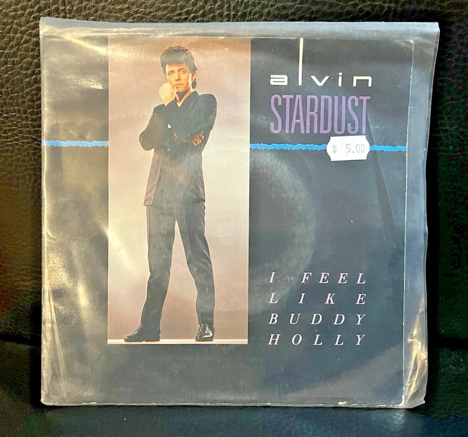Alvin Stardust. I Feel Like Buddy Holly / Luxury. 7" 45RPM 1984 Single RARE - Image 2 of 4
